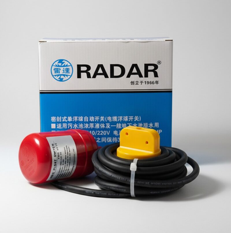 Radar Float Switch ST-75AB Taiwan Brand with 5 Meter and 10 Meter Cable – Automatic Water Level Controller
