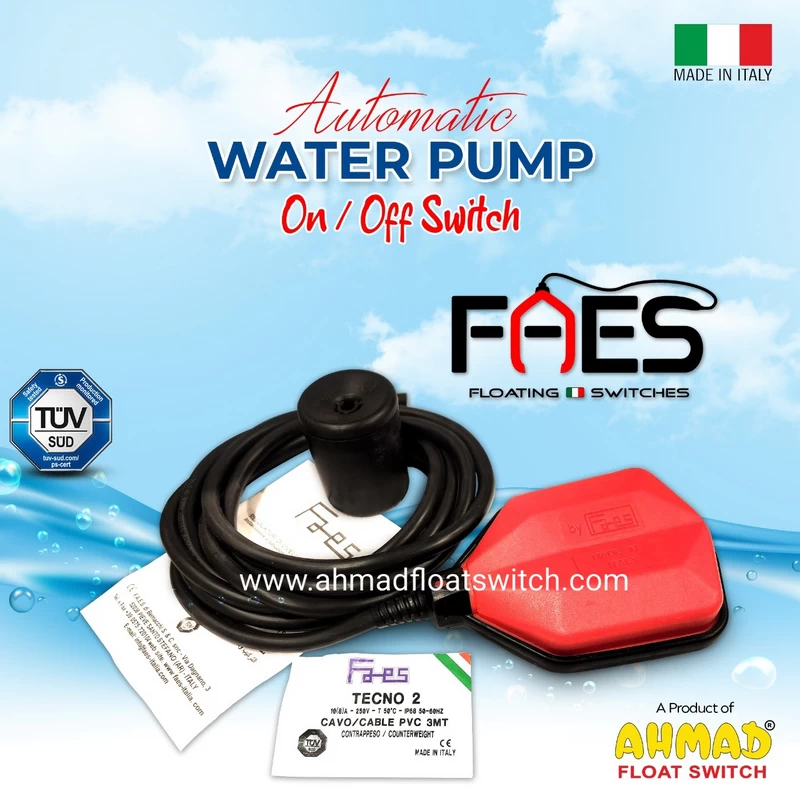 FAES Float Switch for Water Tank – Made in Italy