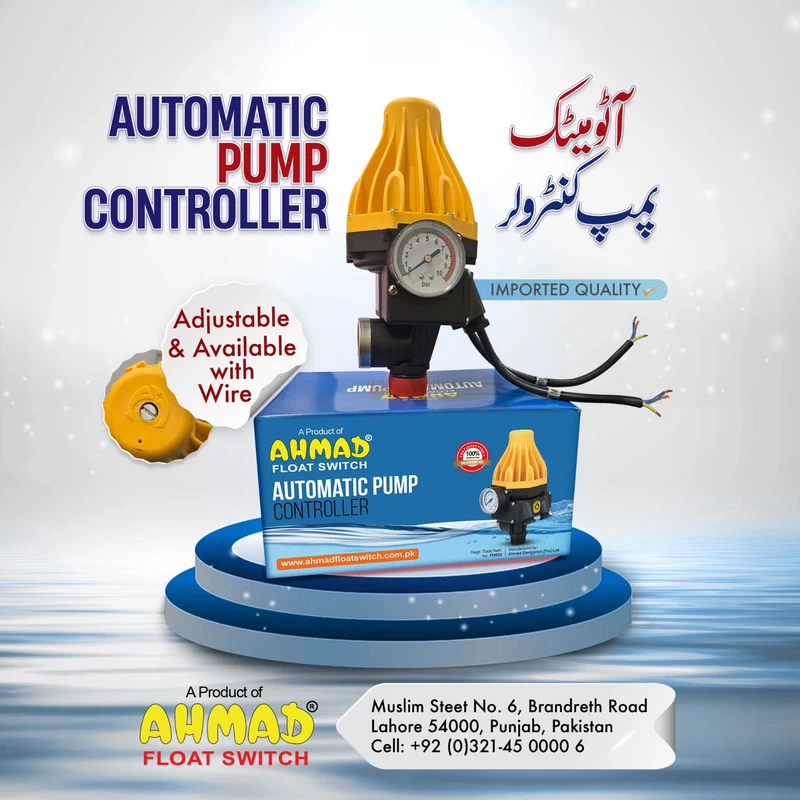 AHMAD Pump Controller Switch – Automatic Motor Dry Run Protection